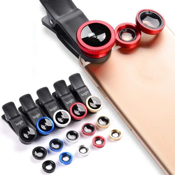 Fish eye lens 3 in 1 universal mobile camera lens fisheye lenses for phone7/7plus