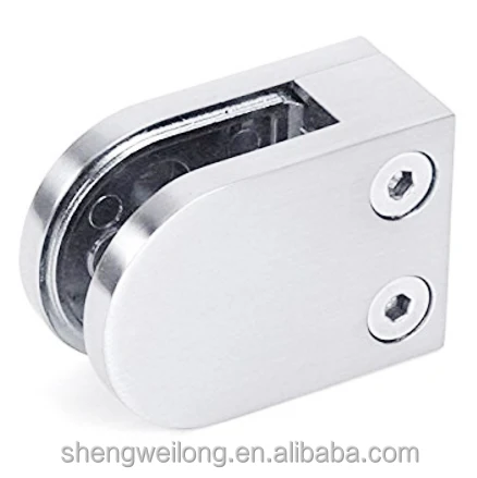 Tempered Glass Railing Stainless Steel Glass Clamps Corner Glass Clips