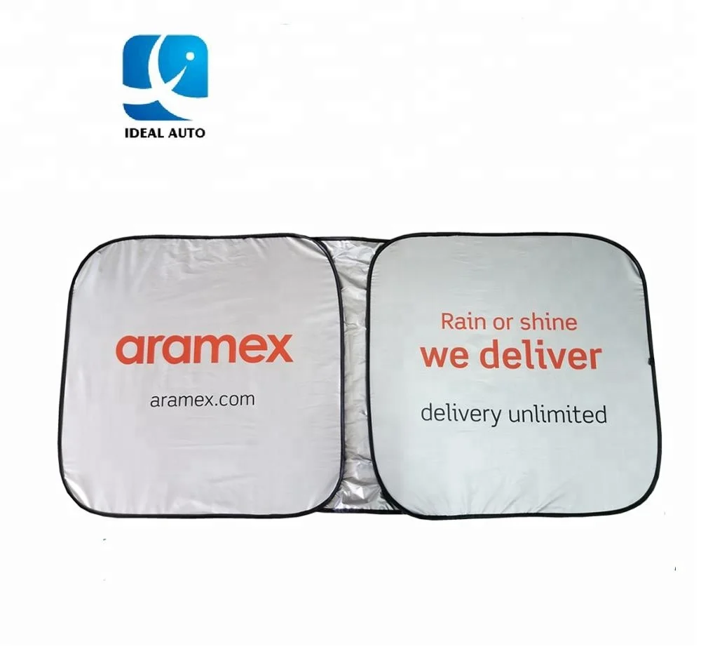 Защита от уф-лучей, серебристый полиэстер, переднее ветровое стекло, дизайнерский автомобильный солнцезащитный козырек