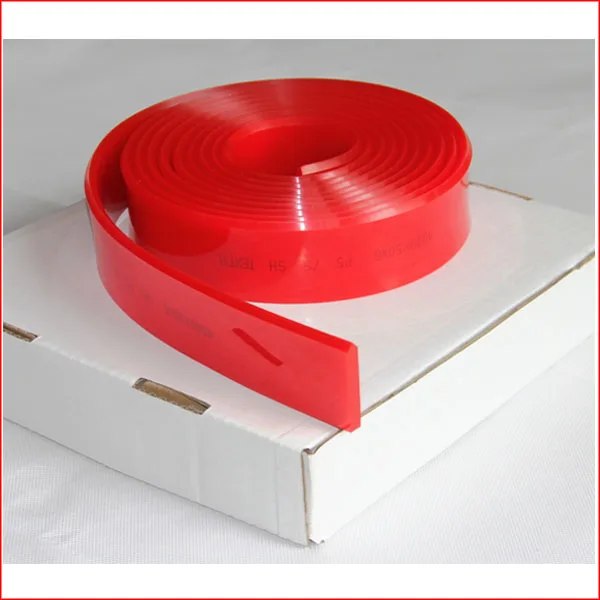 
High wear resistant red sharp edge rubber for screen printing 