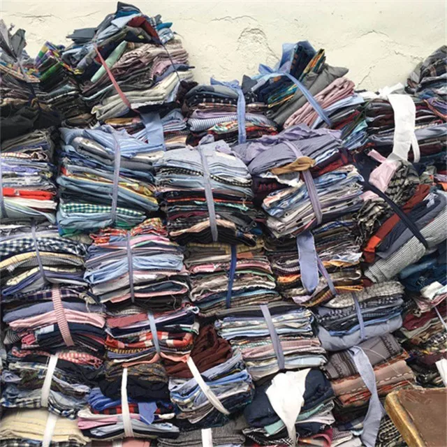 A grade 100gsm cut piece 100% cotton yarn dyed check fabric shirting fabric for garment