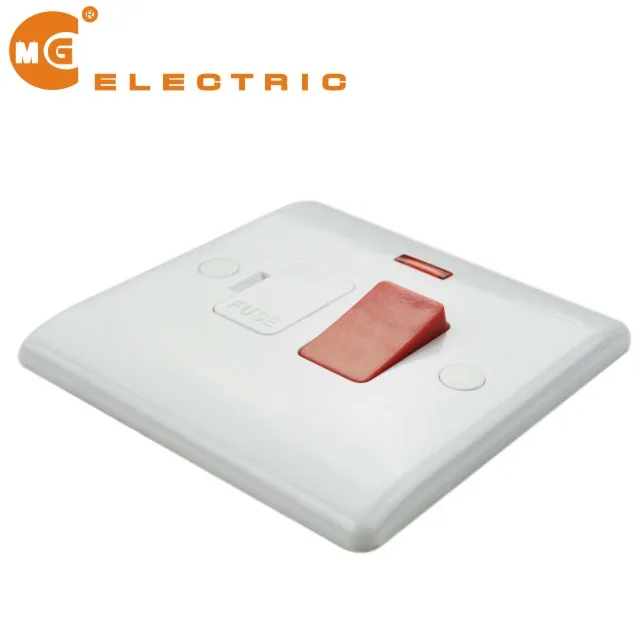 MG bakelite double pole 13 amp switched fused spur