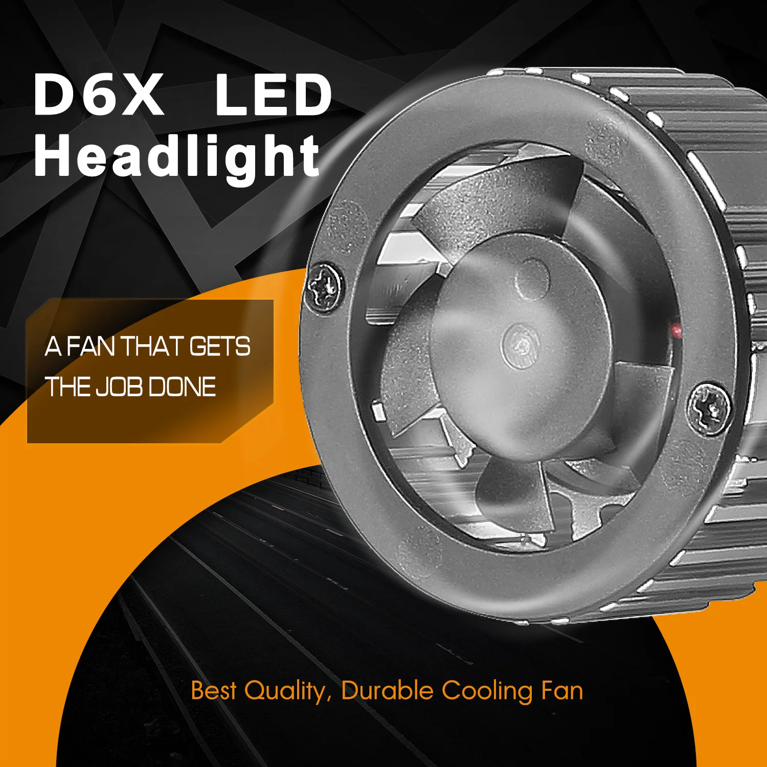 DMEX D6X 40W 4500LM H8 H9 H16 H11 LED Headlight Bulb Conversion Kit
