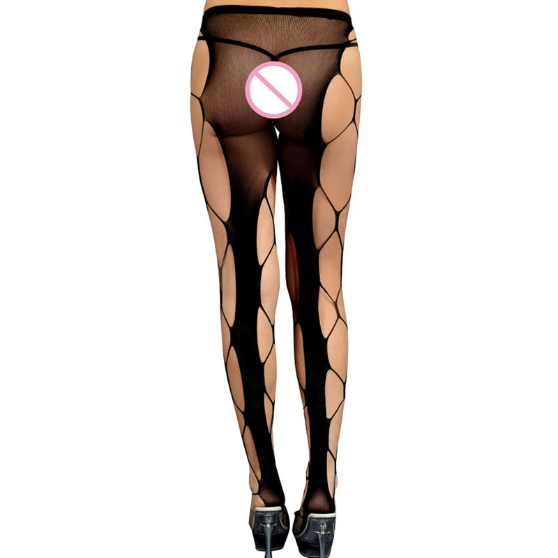 
Stylish nylon black sheer mature ladies fishnet stockings pantyhose 