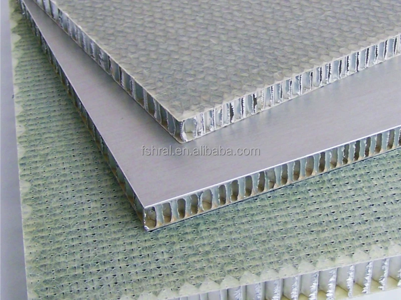 comprising of aluminum sheets/fiberglass/carbon fiber Honeycomb core composite panel