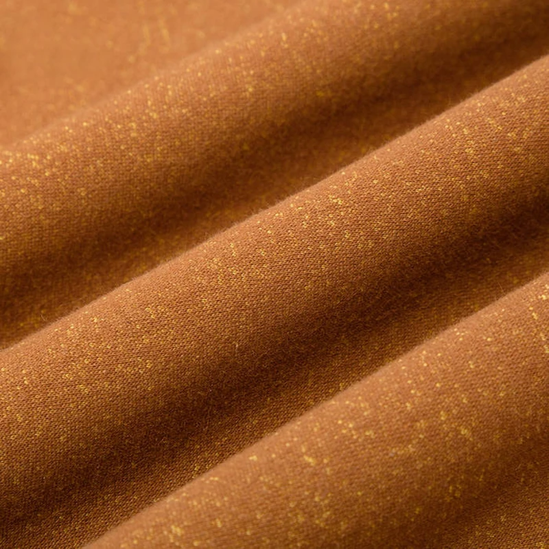 Thick worsted 85% cotton 15 polyester polar fleece fabric for sale