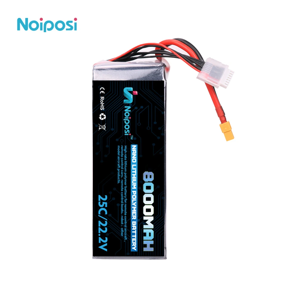 Agricultural Plant Protection UAV Drone Lipo Battery 22.2V 8000mAh with 2S 3S 4S 5S 6S