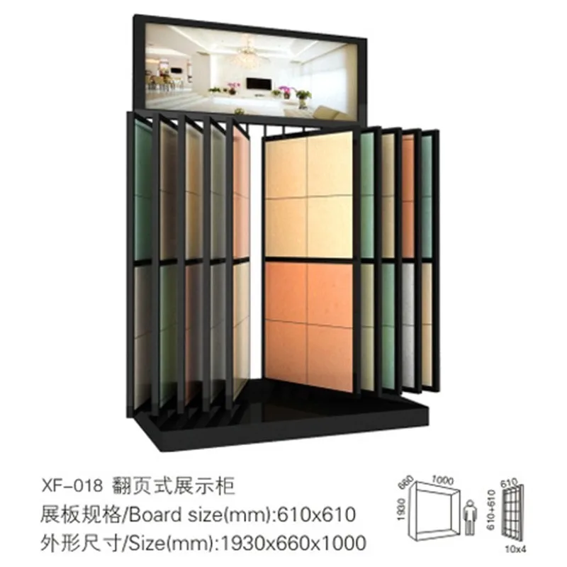 Tile exhibition frame, wooden floor display frame, stone display