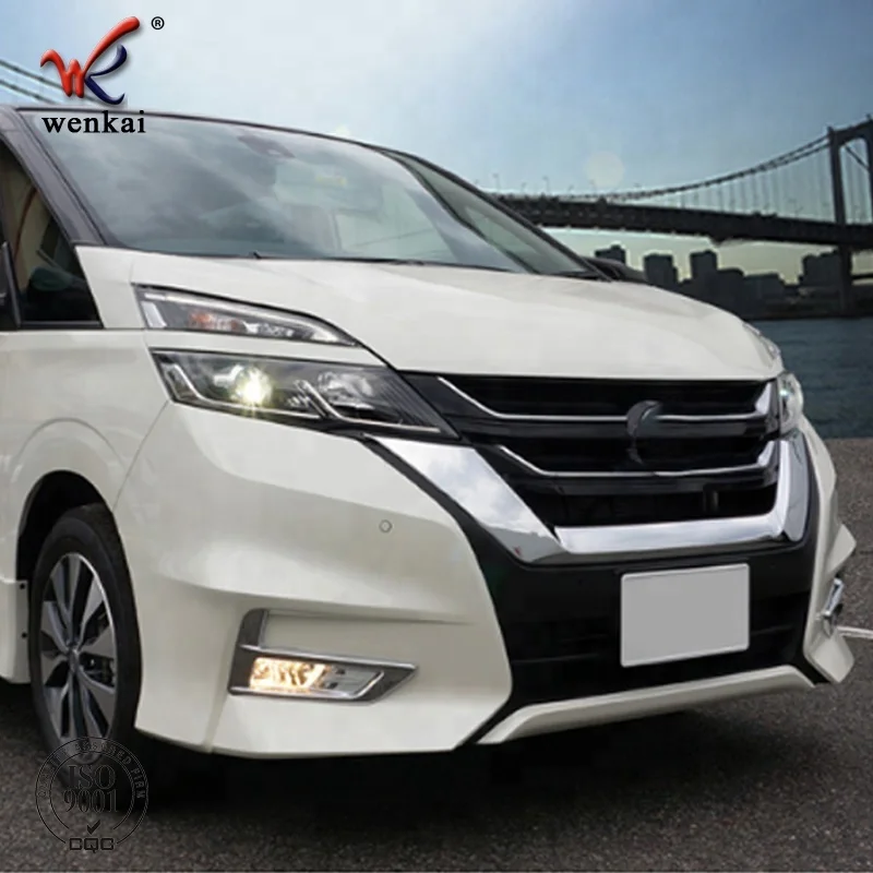 Front Fog Light Lamp Cover Garnish ABS Chrome Car Accessories For Nissan Serena C27 2016-2018
