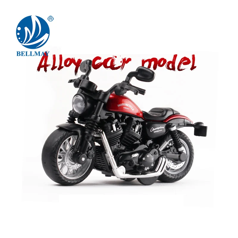 Bemay игрушка легкая музыка Harley мотоциклетная хобби модель автомобиля игрушечный транспорт для продажи