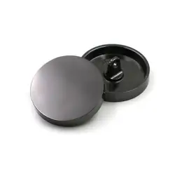 Antiqued Colorful Flat Surface Metal Coat Big Buttons For Overcoat