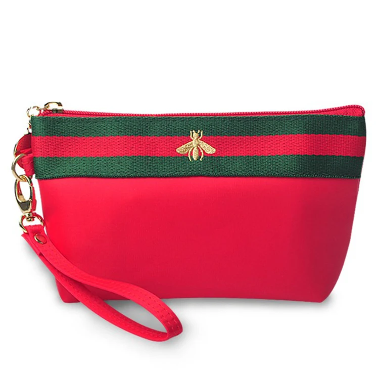 
Fashion Nylon Small Cosmetic Bag Multicolor Pattern Cute Makeup Pouch for Ladies Women 