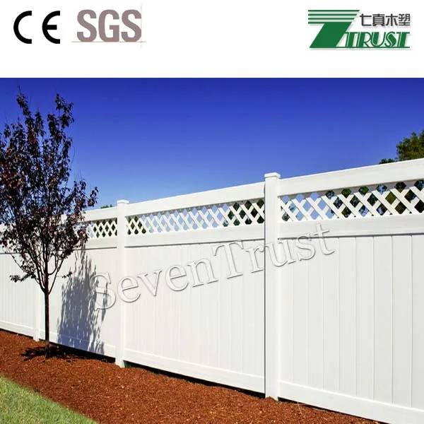 Home back yard fence, wind-resistant strong PVC fence