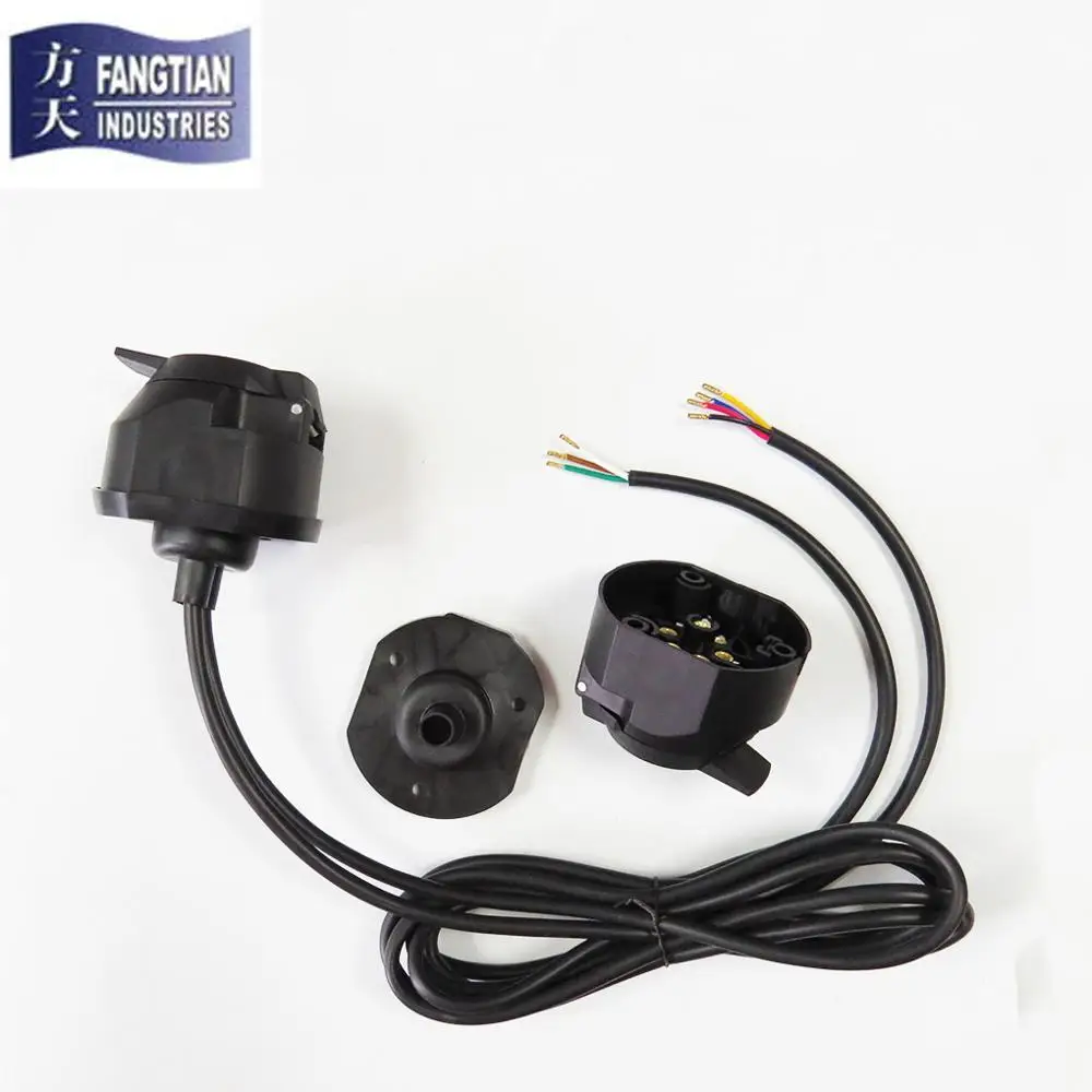 Европейский стандарт ПВХ кабель прицепа комплект 7-жильный кабель с розетка трейлера