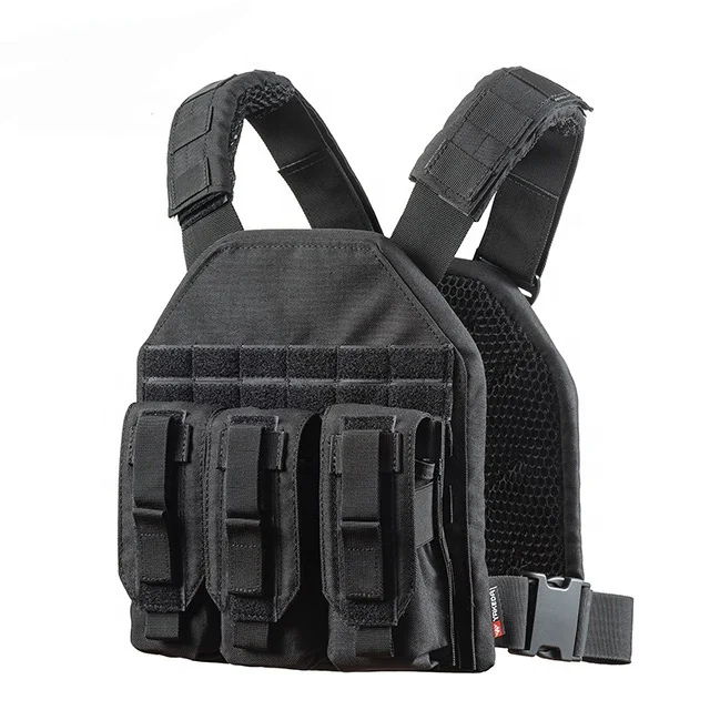 YAKEDA Легкий NIJ V армейский Военный полицейский боевой штурмовой диск Перевозчик chaleco tactico molle черный тактический жилет