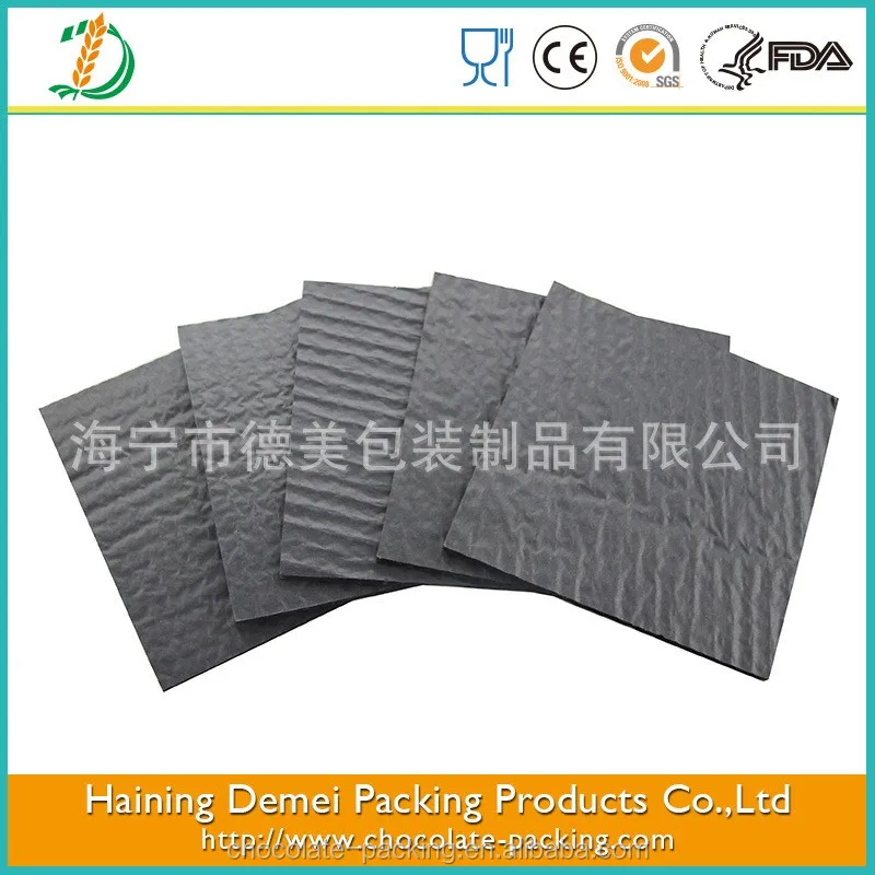 
Food packaging plastic wrapping chocolate paper cushion pad china supplier health convenient 