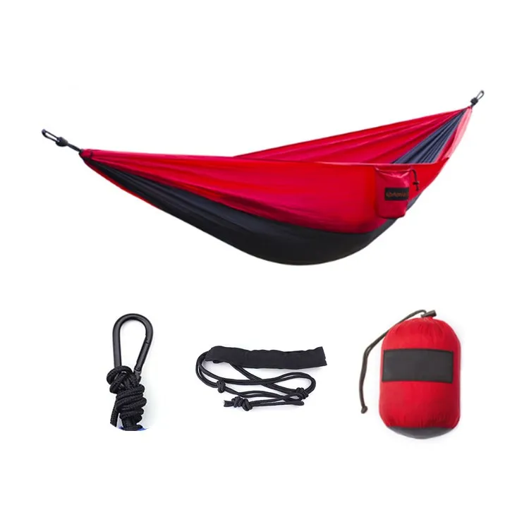 Adjustable Relaxation Survival Folding Military Taffeta Hammock
