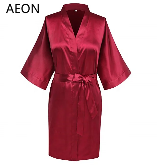 Женское простое короткое кимоно для подружки невесты, свадебное кимоно для вечеринки, доступно 30 цветов, подарок для подружки невесты