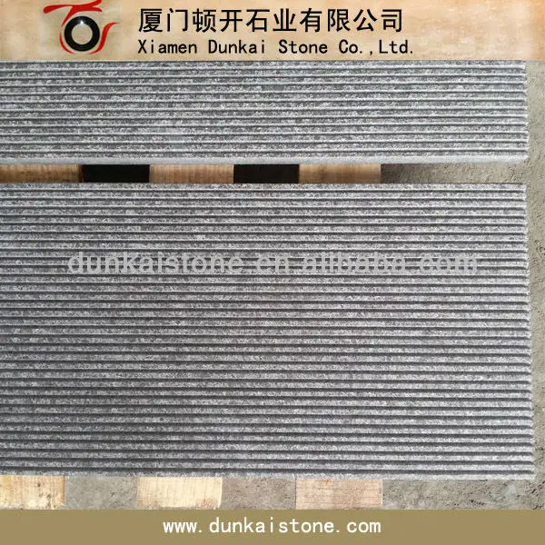 
G684 basalt grooved tile 