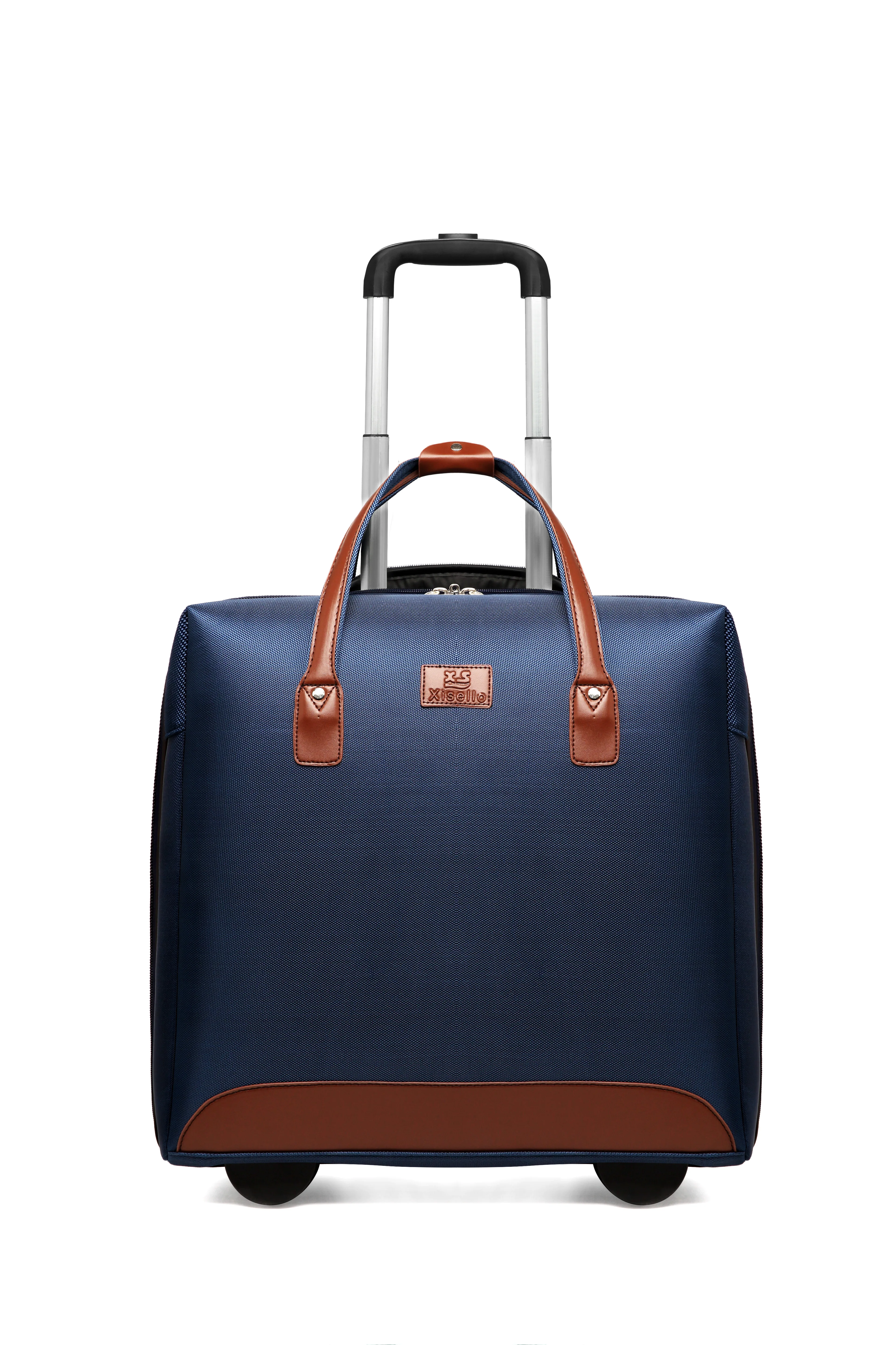 oxford fabric and pu leather fabric traveling outdoor suitcases luggage set