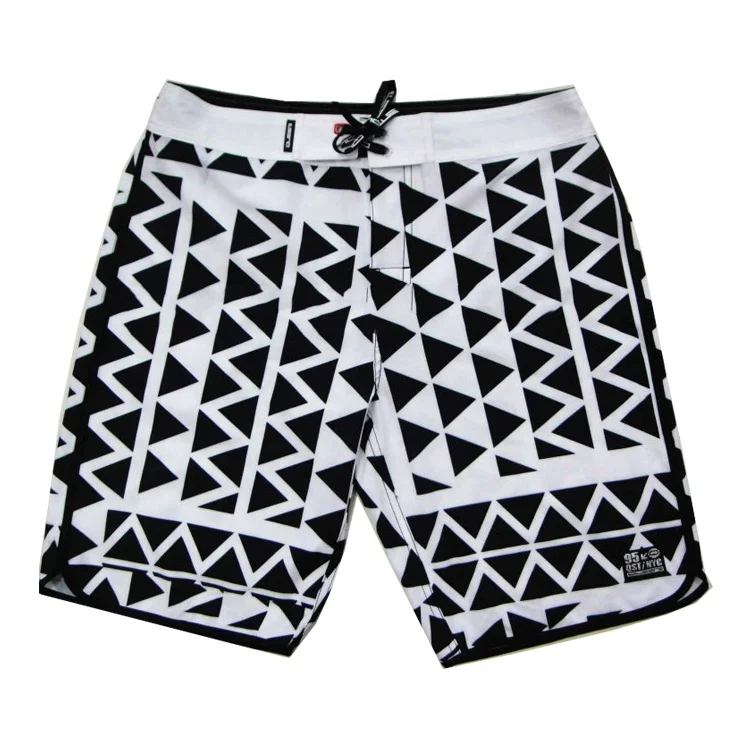 
geometric patterns boardshorts mens polyester spandex shorts 