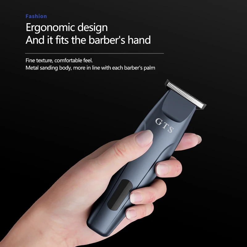 2020 Professional T-type Blade Electric Cordless Men Hair Trimmer Barber Hair Clipper