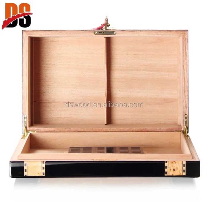 high quality wooden cigar humidor