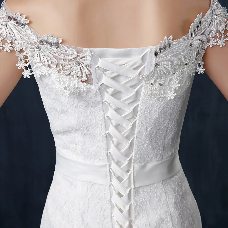 2016 Latest Design Slimming Fish Tail Wedding Dress Bridal Gown