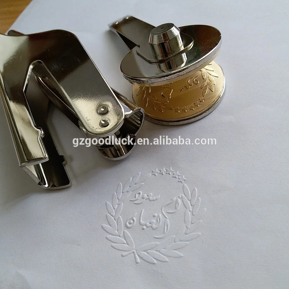 New Design Your Own Custom Picture Logo Letter Personalized Embosser Stamp