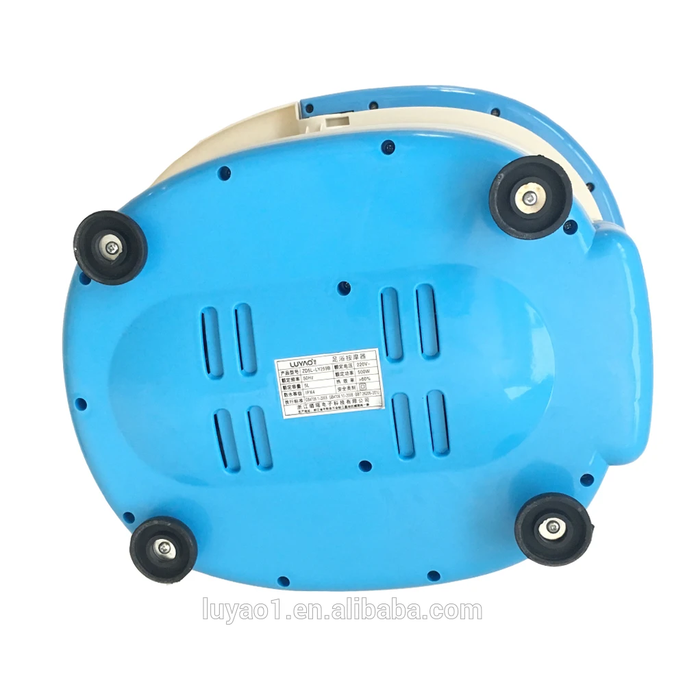 LUYAO Electric Foot Spa Bath Massager 2 in 1 Foot Bath Heated Foot Massager