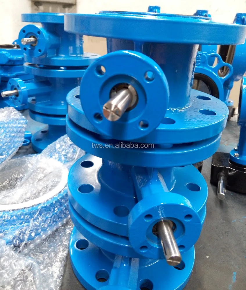 Rubber Seat Manual Butterfly Valve For Water