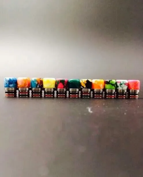 stainless steel engraved drip tip metal drip tip for e cig aluminum dirp tips