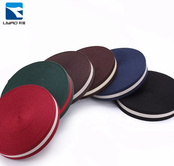 Customized Underwear With Elastic Straps Sofa Shoes White Flat Plain Crochet Material Nylon Latex Thread Knitted Elastic Band