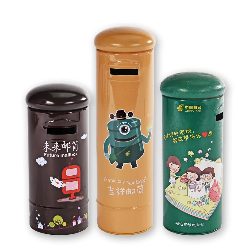 Поставка в форме почтового ящика, коробка для экономии денег, банка для монет, жестяная банка