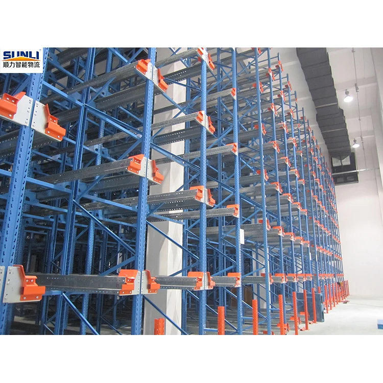 Steel Wireless Remote Control Storage Radio Shuttle Racking for Warehouse
