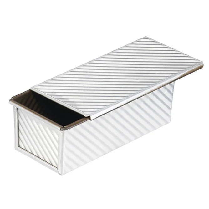 
Aluminium alloy toast box and lid 