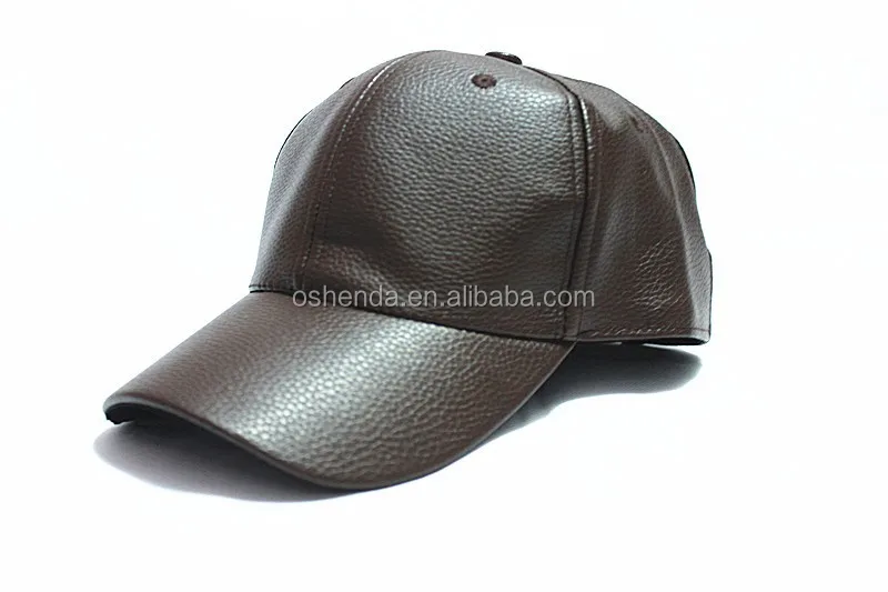 2016 best sale winter promotional stylish PU leather baseball cap