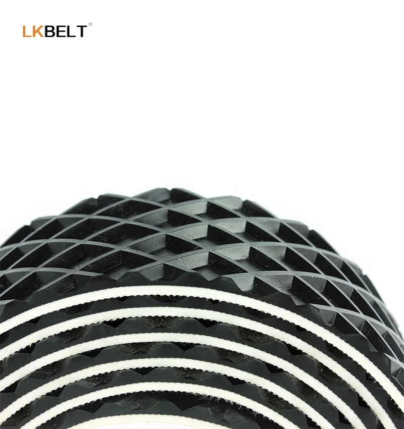 China Black Color PVC Customized Replaceable Rubber  Conveyor Belt for Automatic Woodworking Sanding Machine