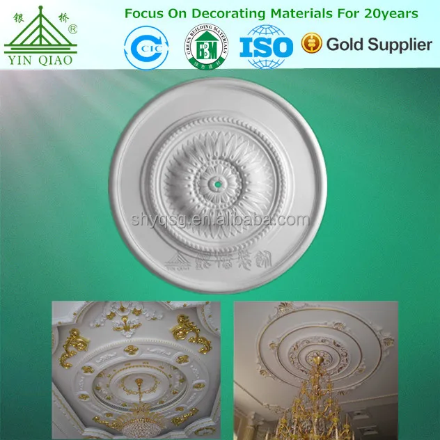 For living room gypsum ceiling rose plaster ceiling medallions