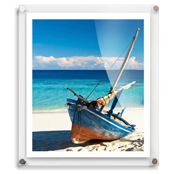 Casualness customized transparent acrylic picture frame /ornate gold picture frame