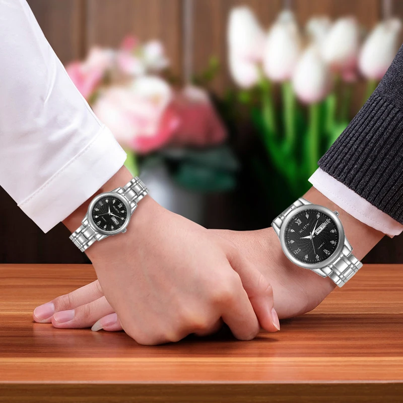 stainless steel luxury waterproof quartz watches for lady oem brand hands wristwatches custom logo wrist watch for women