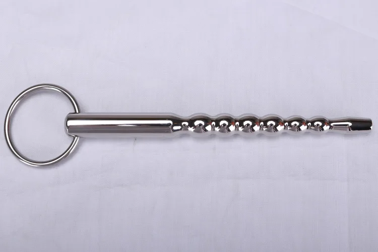 
Horse eye irritation male masturbation blocking the urethra rod pull beads catheterization dilator comrades penis plug 