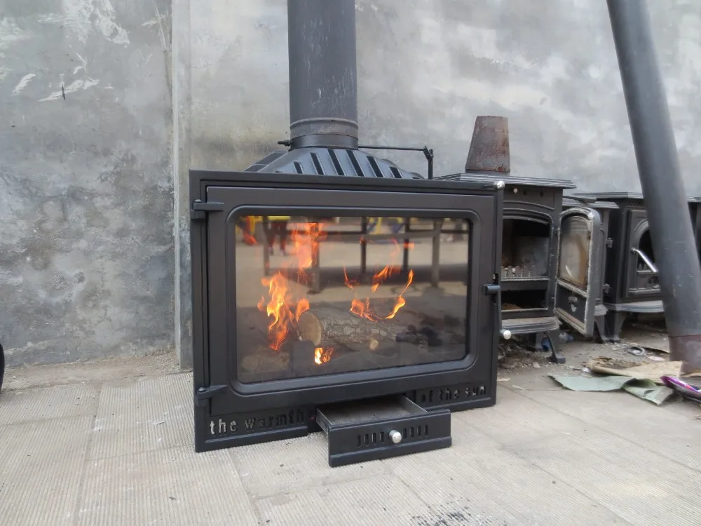 elegent and economical cast iron stove 15kw wood stove for sale