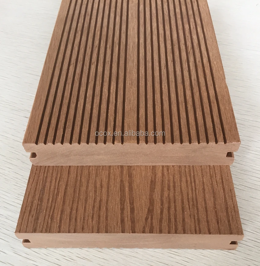 Hot sales solid wood plastic composite decking flooring WPC deck board
