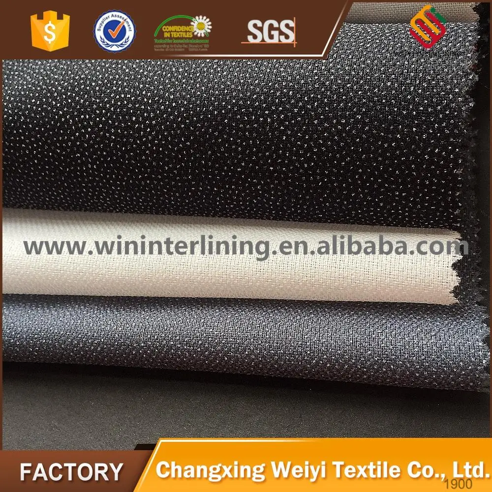 Best quality fusible warp knitted interfacing 2016