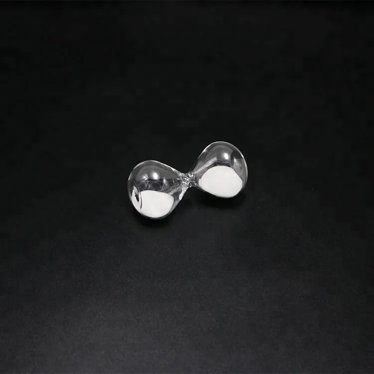 Mini 1 minute clear white sand timing glass hourglass