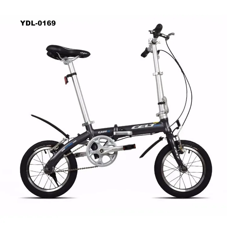 14 Inch Folding Bikes Aluminum Alloy Frame Mini Bike V Brake Mini Motocross Bike