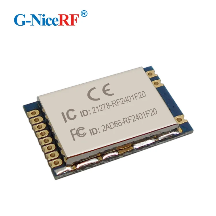 G-NiceRF FCC /CE approval! RF2401F20 - 400m 20dBm 2.4GHz wireless module nrf24l01 2.4g rf module
