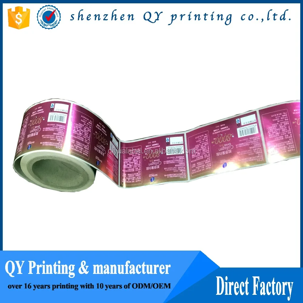 Waterproof 10ml 20ml 30ml Size Medical Label Sticker Self Adhesive Custom Print Pill/Medicine/Pharmaceutical Vial Bottle Label