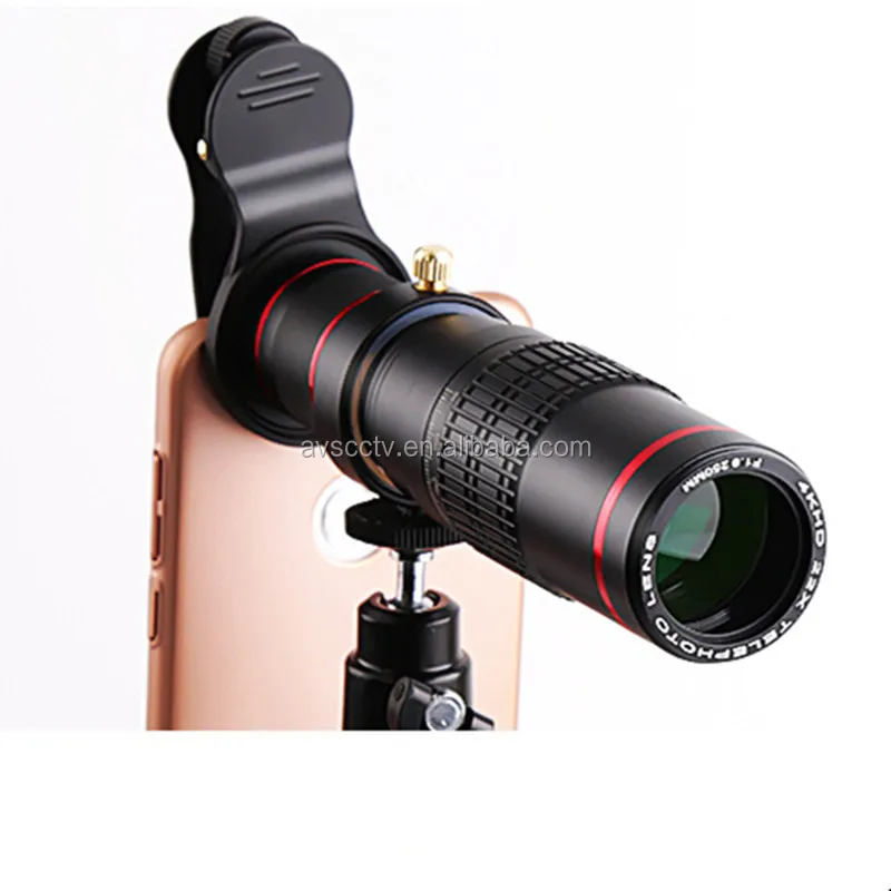 Esay-carry 22X Zoom Telescope Lens for Mobile Phone/Camera Black Color